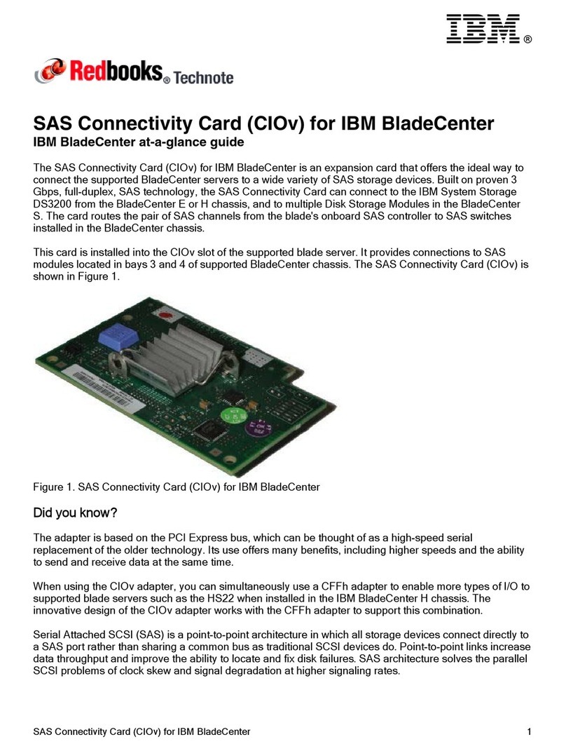 IBM SAS Connectivity Cars At-a-glance guide