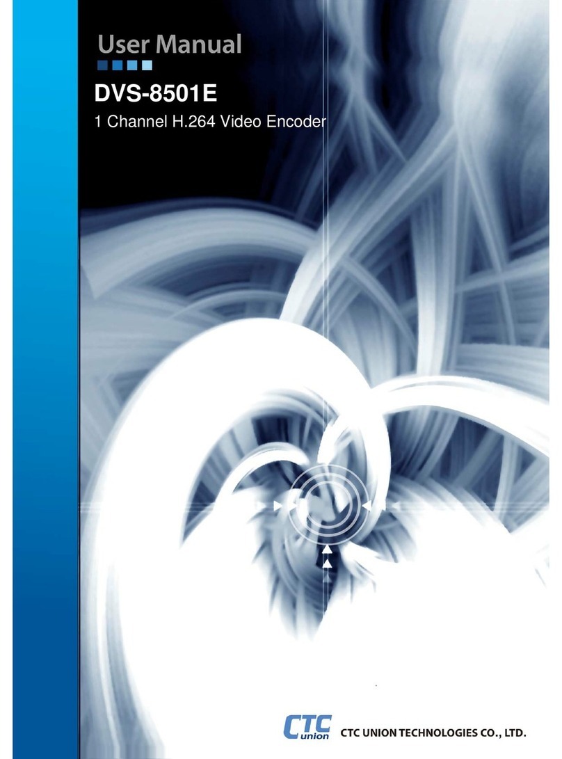 CTC Union DVS-8501E User manual