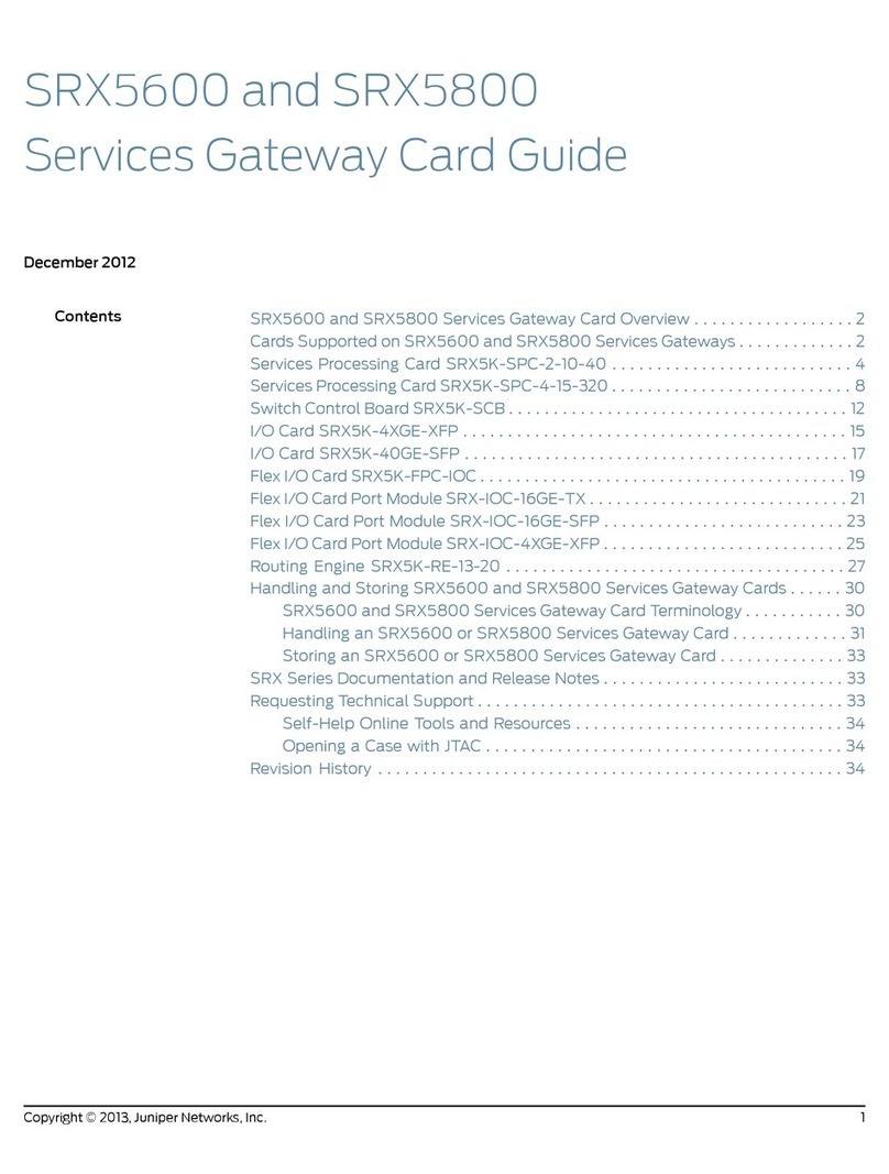 Juniper SRX5600 user guide