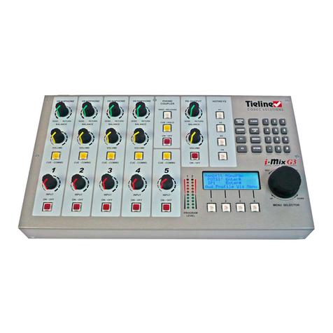 Tieline i-Mix G3 TLM 600 Main operation manual