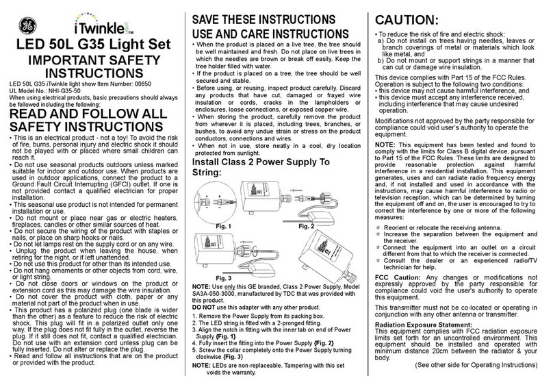 GE NHI-G35-50 instructions