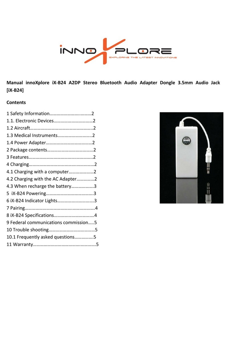 innoXplore iX?B24 A2DP Manual guide