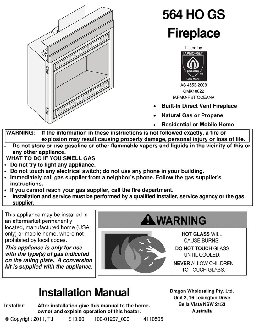 Travis Industries 564 HO User manual