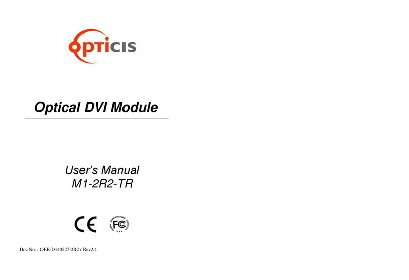 opticis M1-2R2-TR user manual