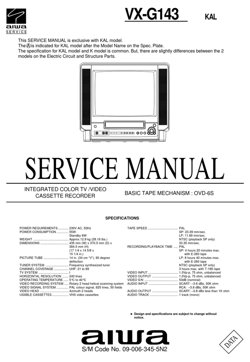Aiwa VX-G143 Service manual