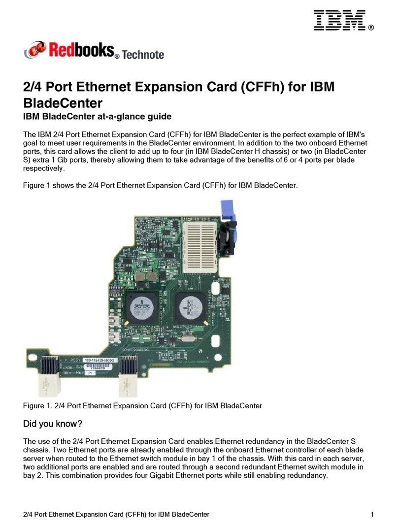 IBM Redbooks 2/4 Port Ethernet Expansion Card User manual