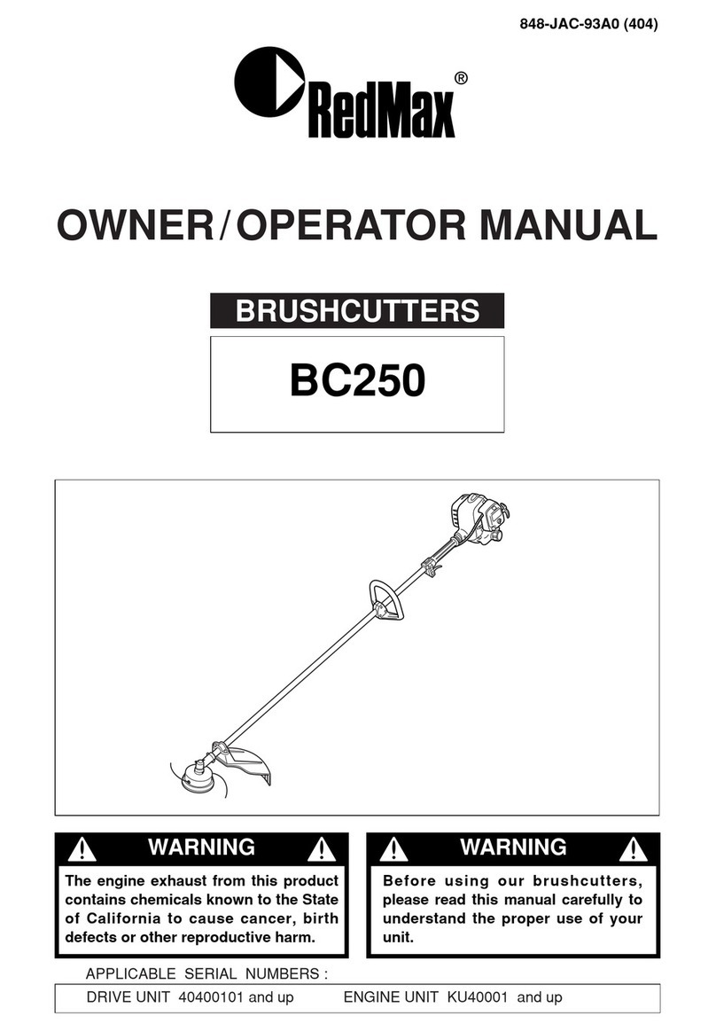 RedMax BC250 Owner's manual