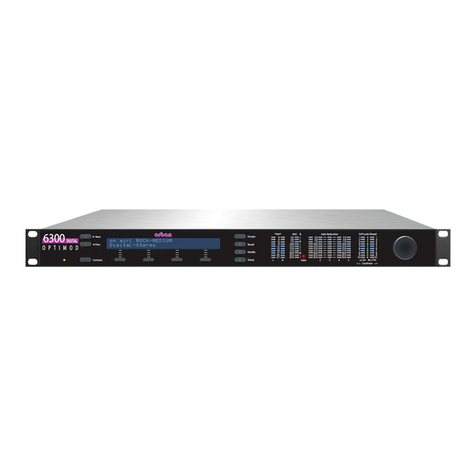 Orban OPTIMOD 6300 operating manual
