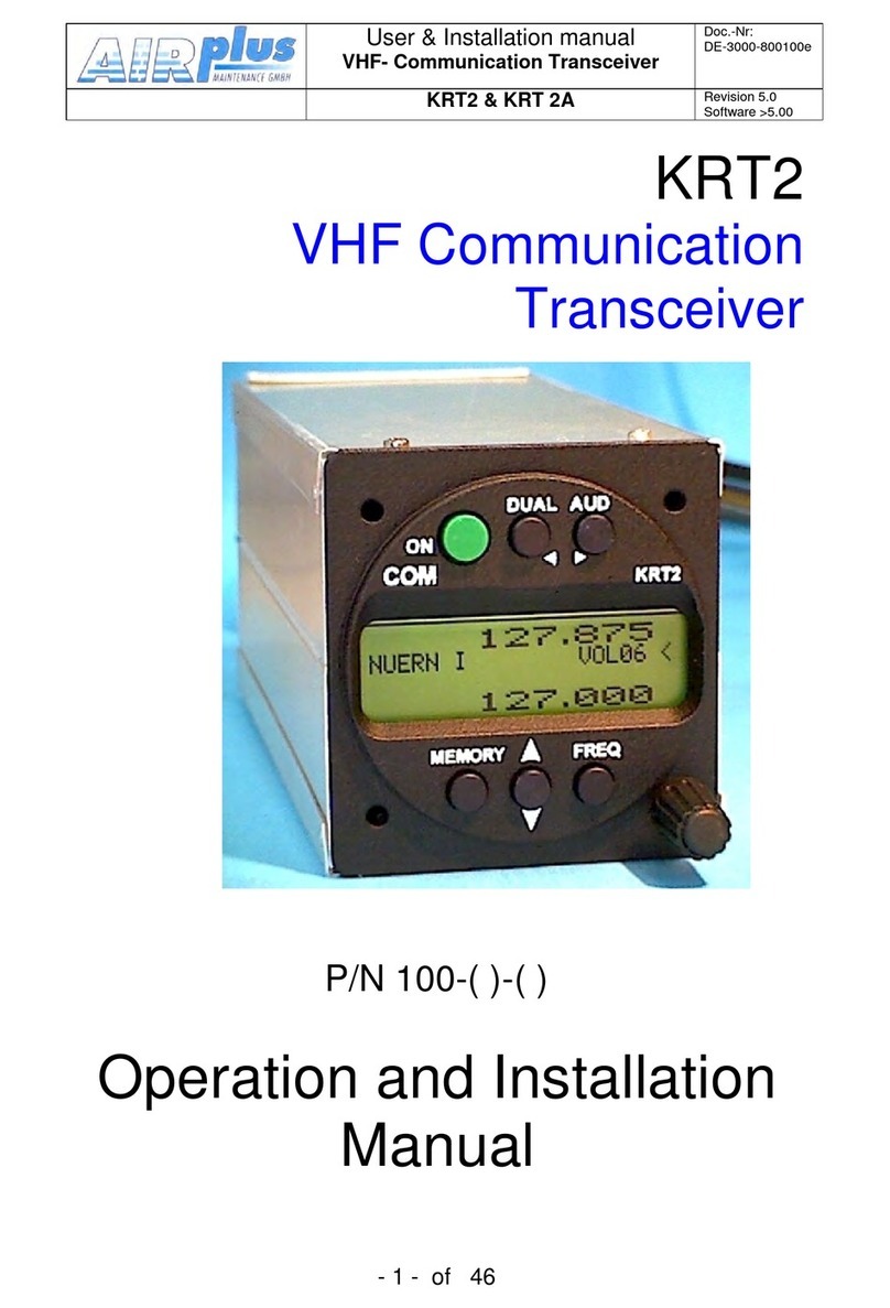 AirPlus KRT2 User & installation manual