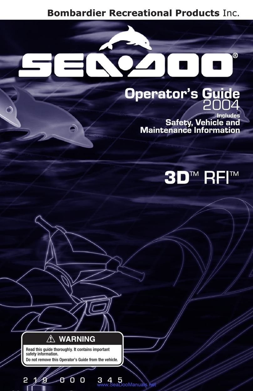 Sea-doo 2004 3D RFI User manual