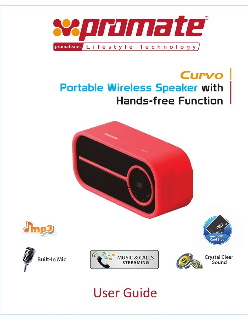 Promate Curvo user guide