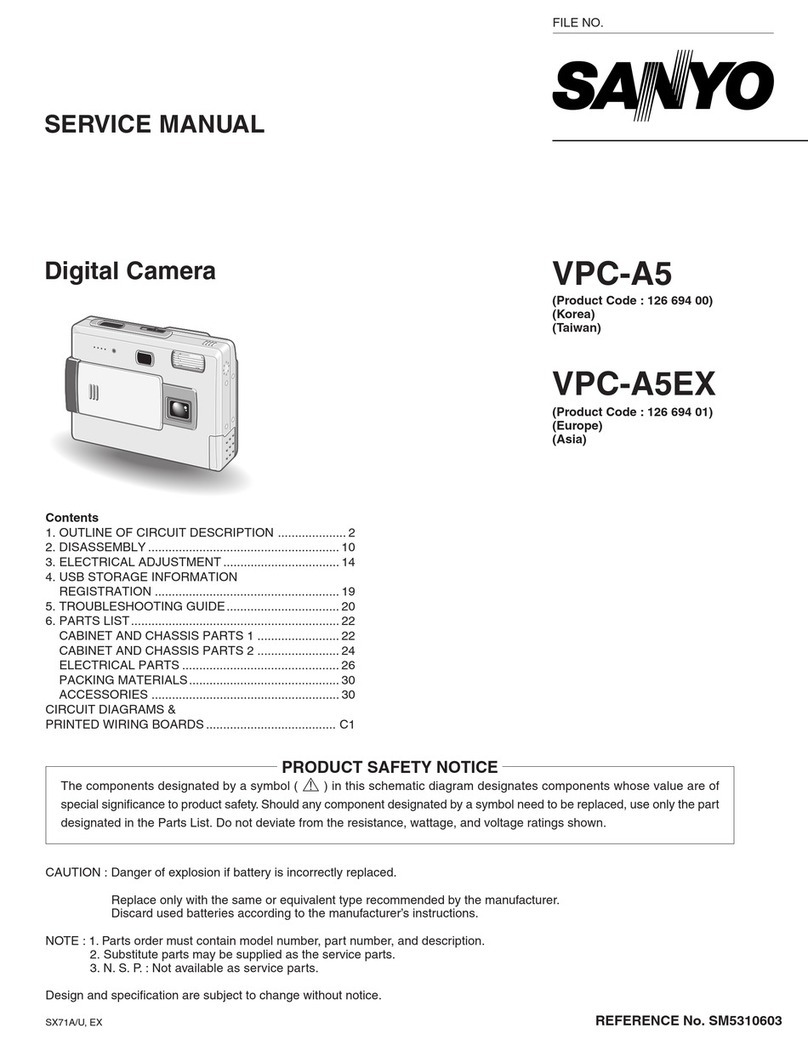 Sanyo Xacti VPC-A5 User manual