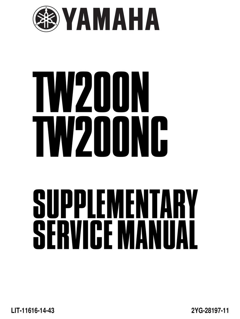 Yamaha TW200N Service manual