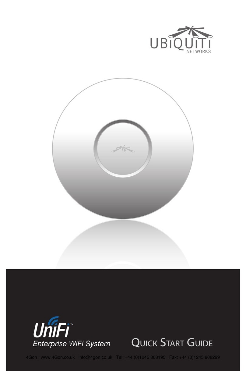 Ubiquiti UniFi Enterprise AP User manual Ubiquiti UniFi Enterprise AP User manual