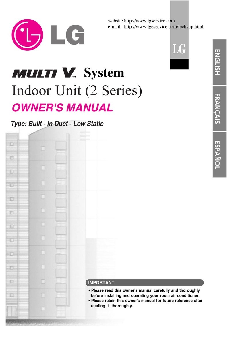 LG Multi V System 2 Series User manual