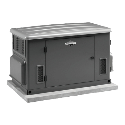 Briggs & Stratton Home Generator Installation & start-up manual