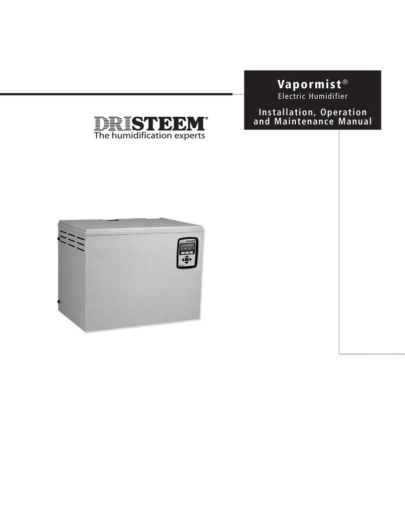 DriSteem VAPORMIST User manual
