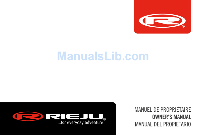 RIEJU MARATHON 250 User manual RIEJU MARATHON 250 User manual