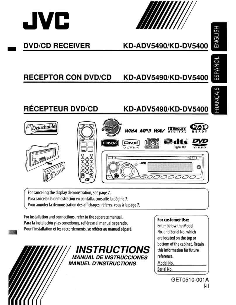 JVC KD-ADV5490 User manual