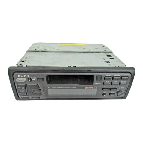 Sony XR-4750RDS Service manual