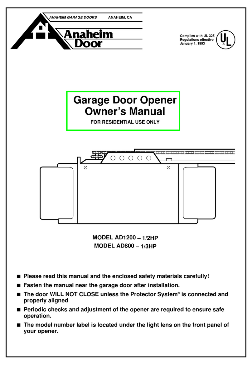 Anaheim Automation AD1200 User manual