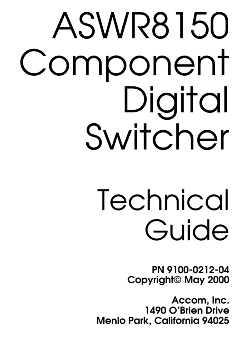 Accom ASWR8150 Technical manual