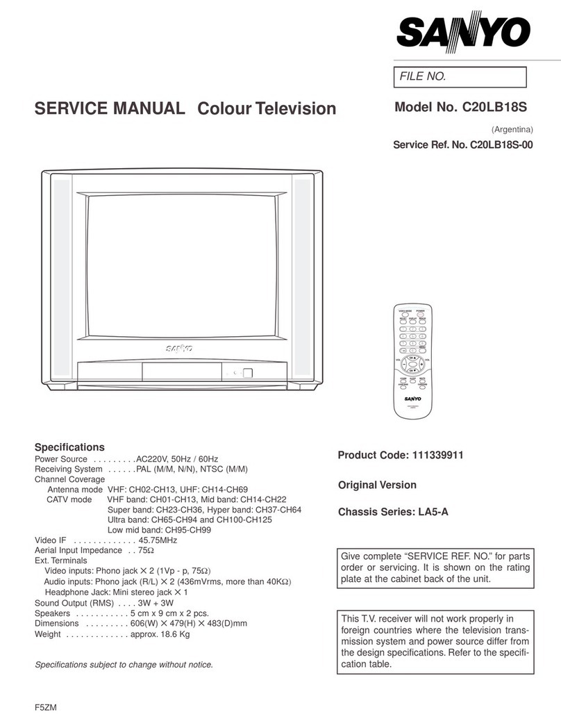 Sanyo C20LB18S User manual
