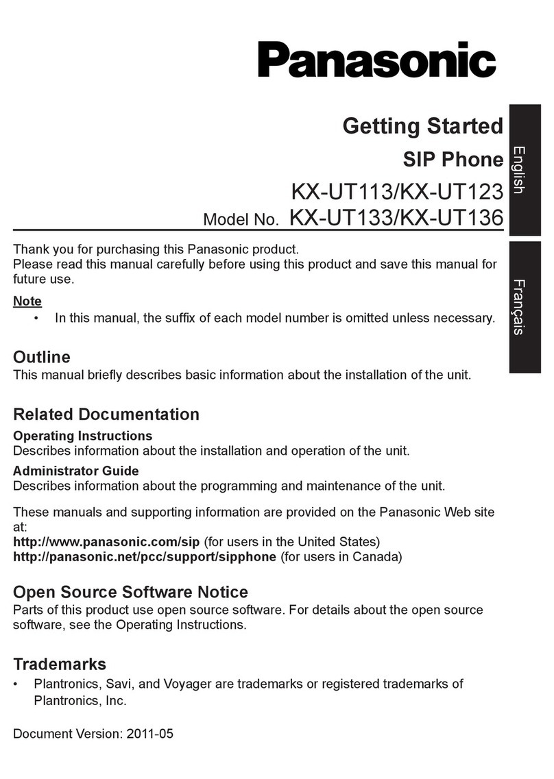 Panasonic KX-UT113 User manual Panasonic KX-UT113 User manual