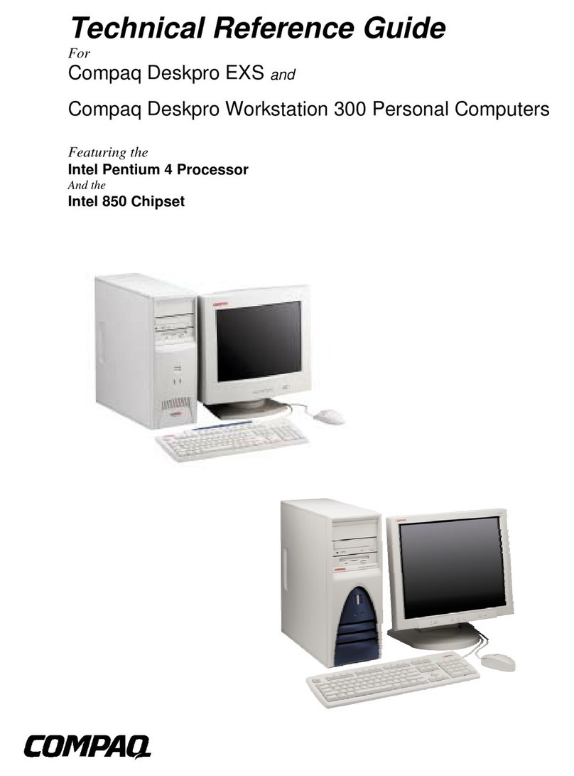 Compaq Deskpro EXS Use and care manual