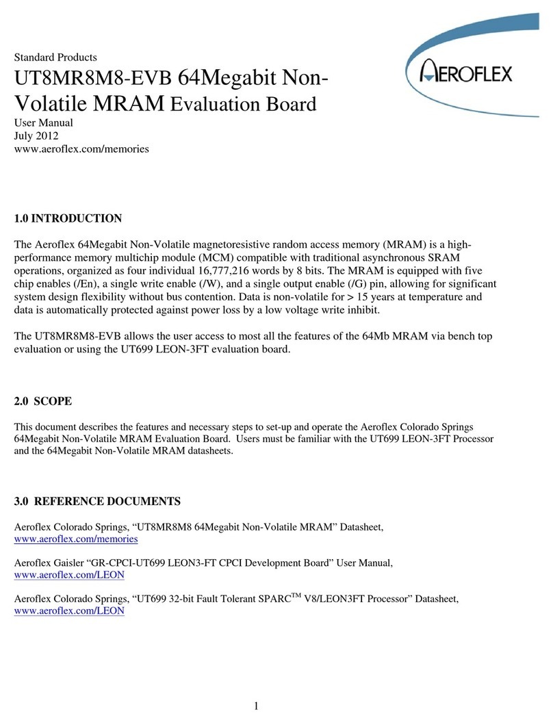 Aeroflex UT8MR8M8-EVB user manual