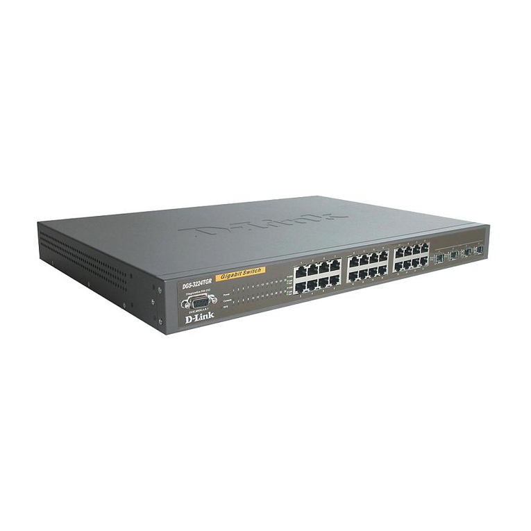 D-Link DGS-3224TGR - Switch User manual D-Link DGS-3224TGR - Switch User manual