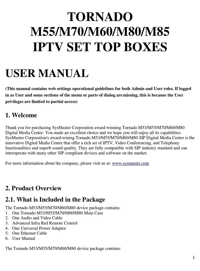 Tornado M55 user manual