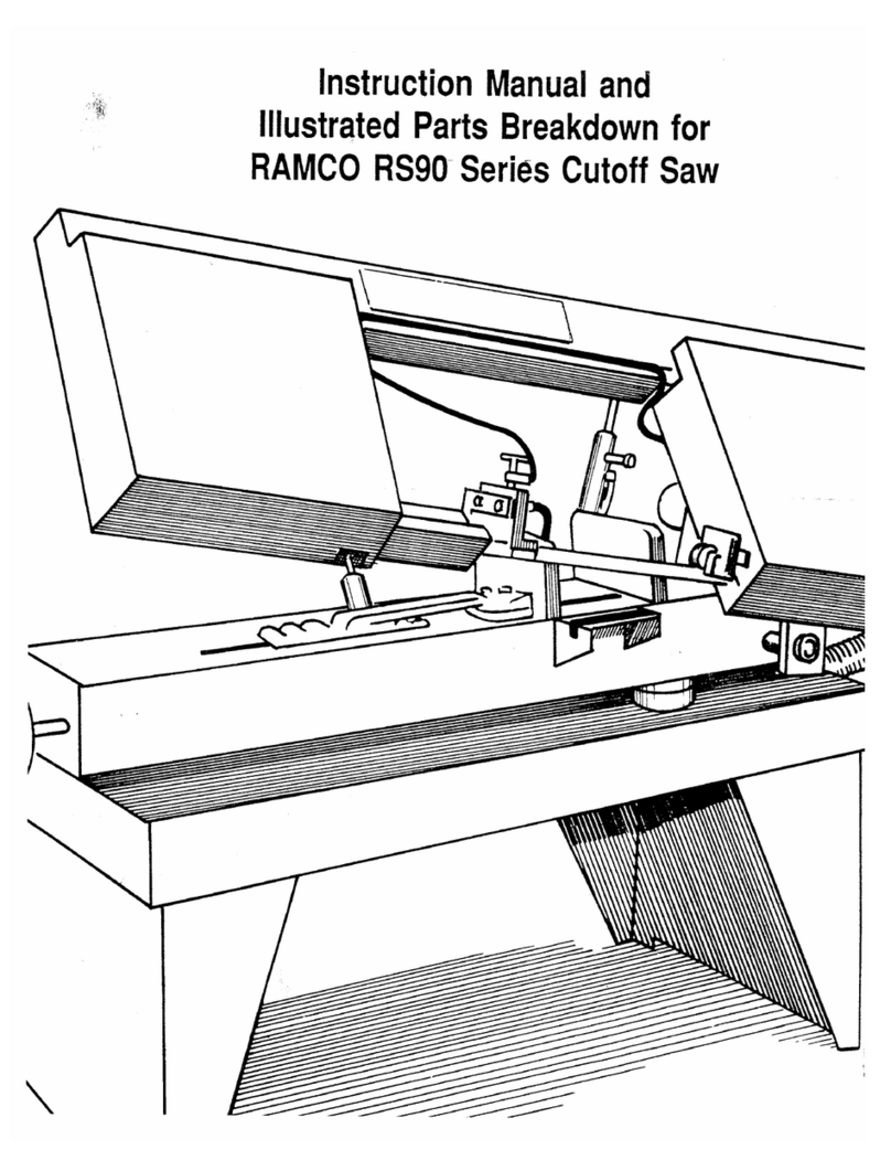 Ramco RS90 Series Instruction manual and illustrated parts breakdown Ramco RS90 Series Instruction manual and illustrated parts breakdown
