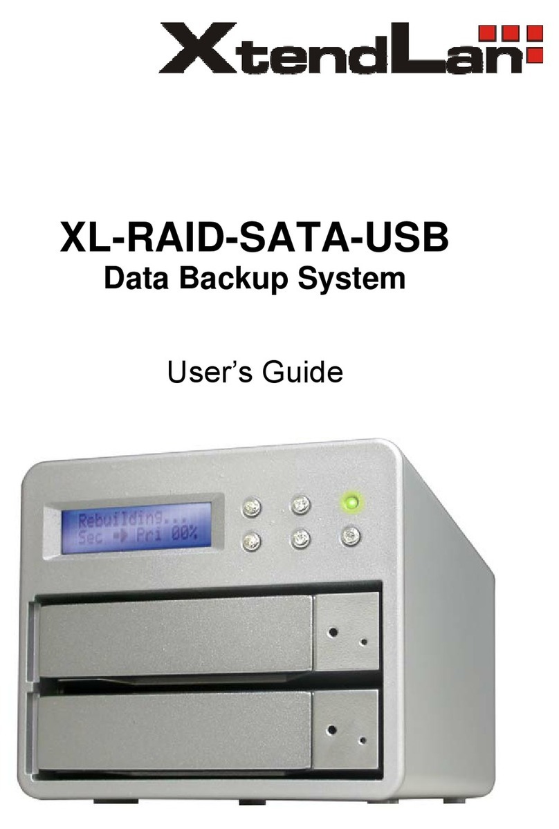 XtendLan XL-RAID-SATA-USB User manual XtendLan XL-RAID-SATA-USB User manual
