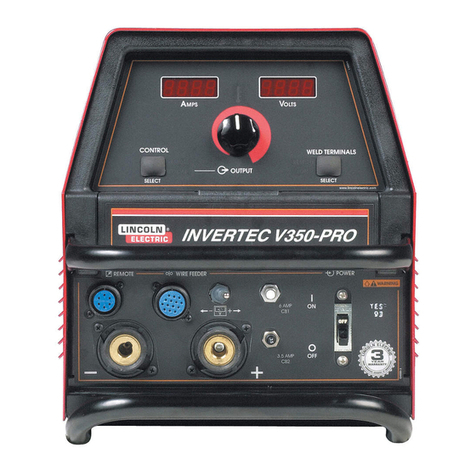 Lincoln Global INVERTEC V350-PRO Operator's manual Lincoln Global INVERTEC V350-PRO Operator's manual