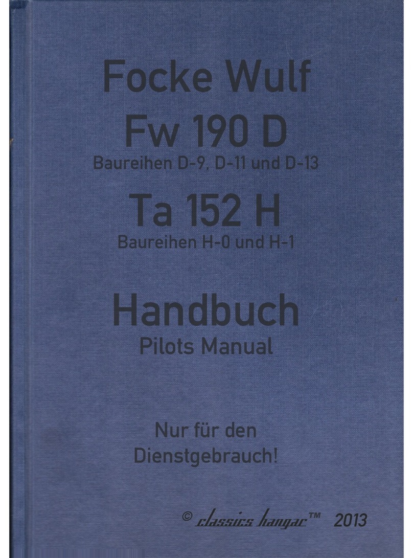 Classics hangac Focke Wulf Ta 152 H user manual