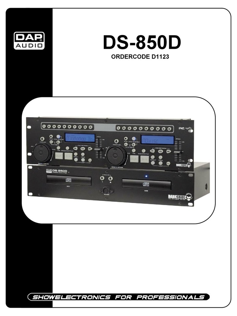 DAPAudio DS-850D Product guide
