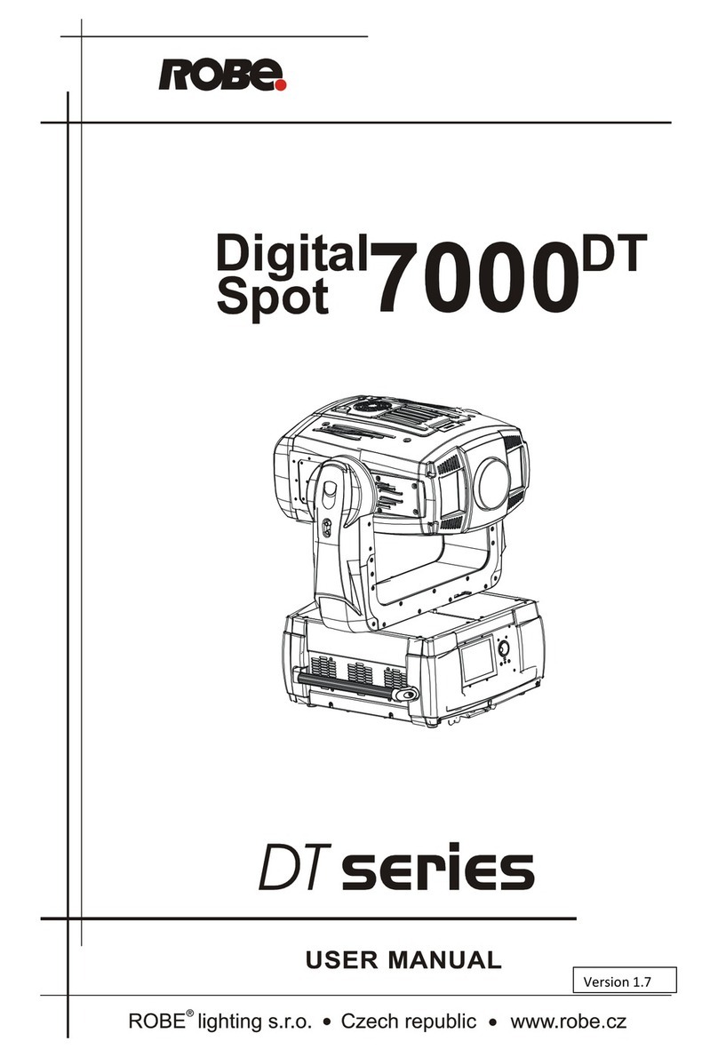 Robe Digital Spot 7000 DT User manual