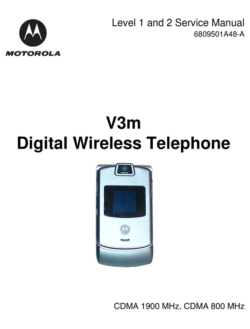 Motorola MOTORAZR V3M User manual
