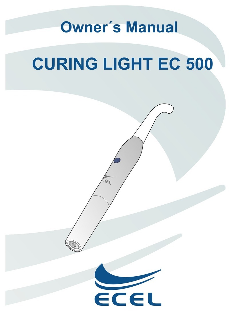 Ecel CURING LIGHT EC 500 owner's manual