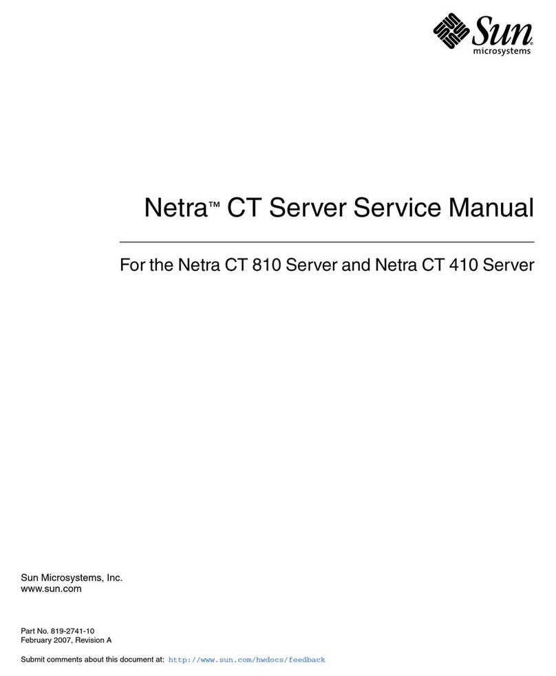 Sun Microsystems Netra CT 810 User manual