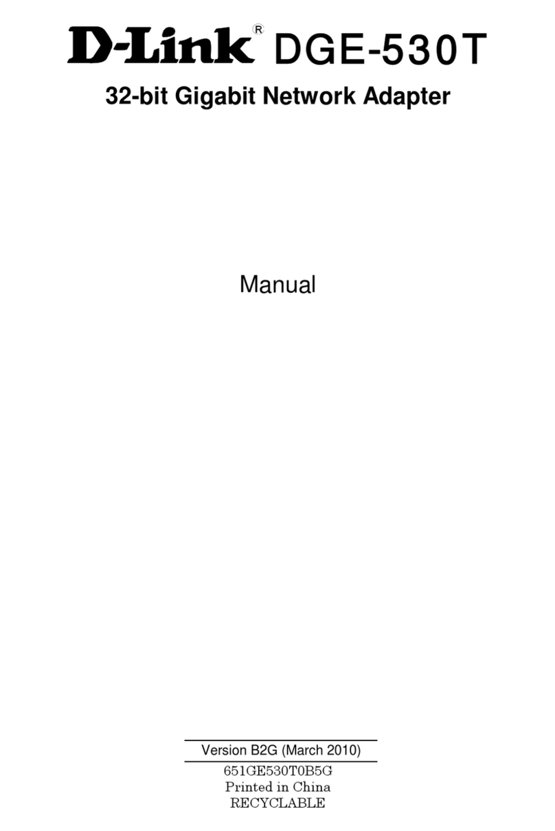 D-Link DGE-530T User manual