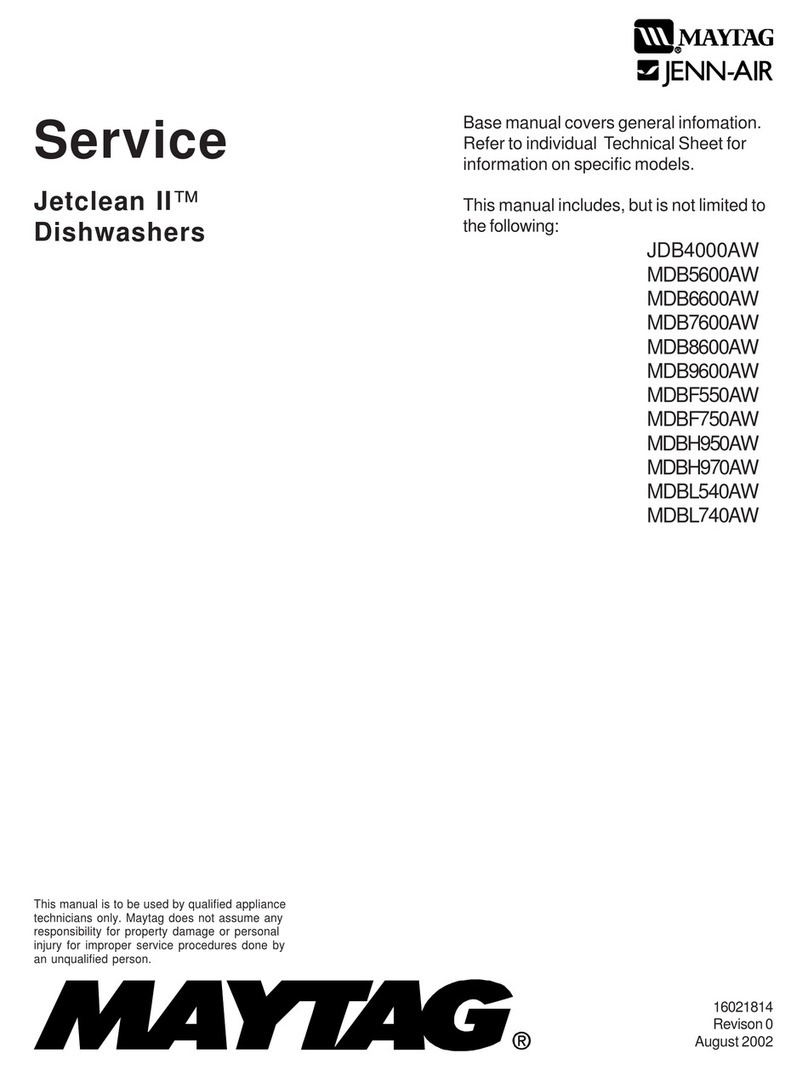 Maytag JDB4000AW User manual