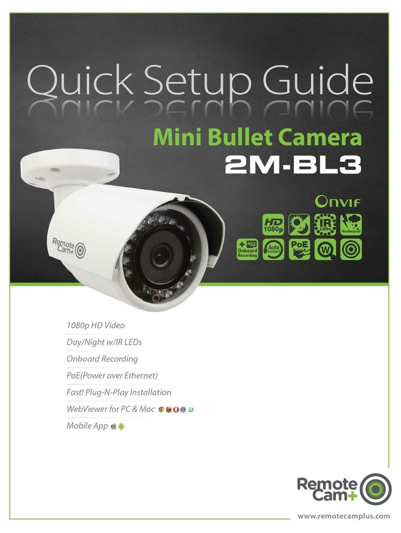 Remote cam plus 2M-BL3 User manual