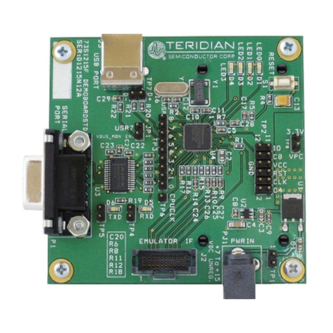 Teridian 73S1215F user guide