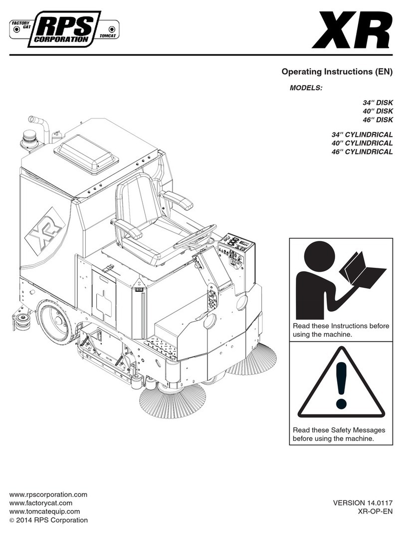 R.P.S. Corporation XR 34'' DISK operating instructions