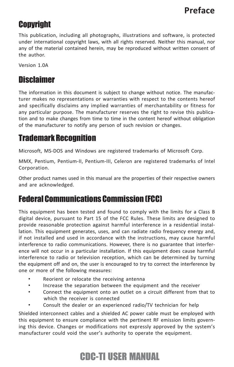 ECS CDC-TI User manual