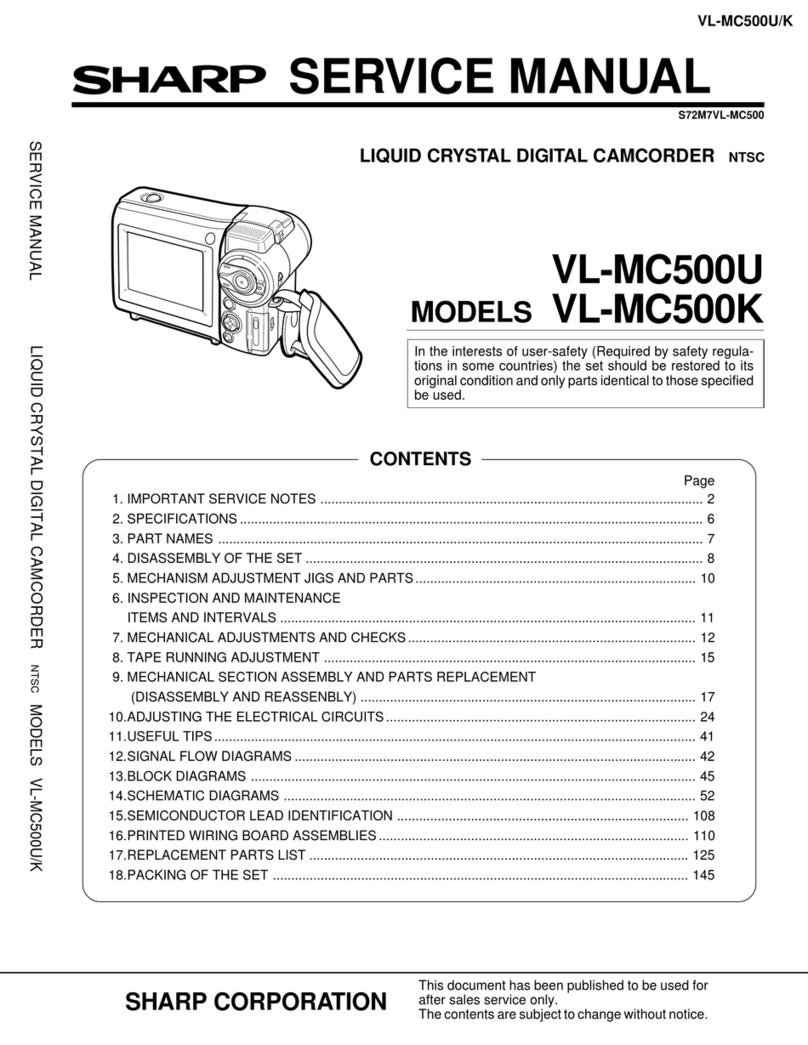 Sharp VL-MC500U User manual