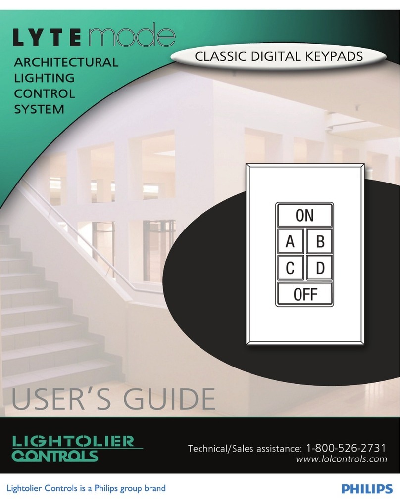 Lightolier LyteMode user guide