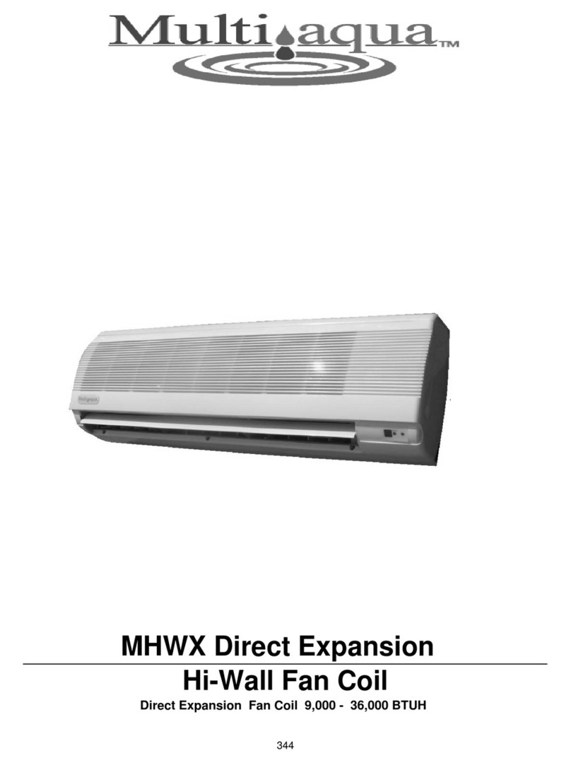 Multiaqua MHWX-09-C-1 User manual